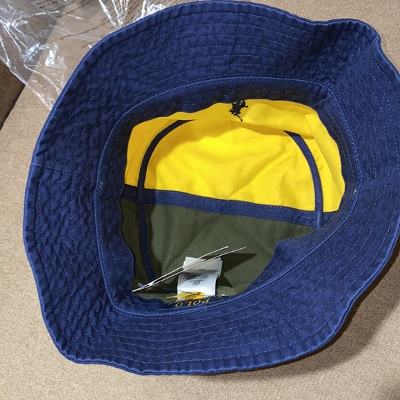 Mens POLO RL Color Block Bucket Hat - Picture 8 of 9
